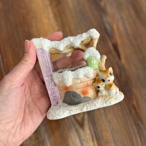 Vintage 60s Enesco Sugar Ceramic Kawaii Mini Planter